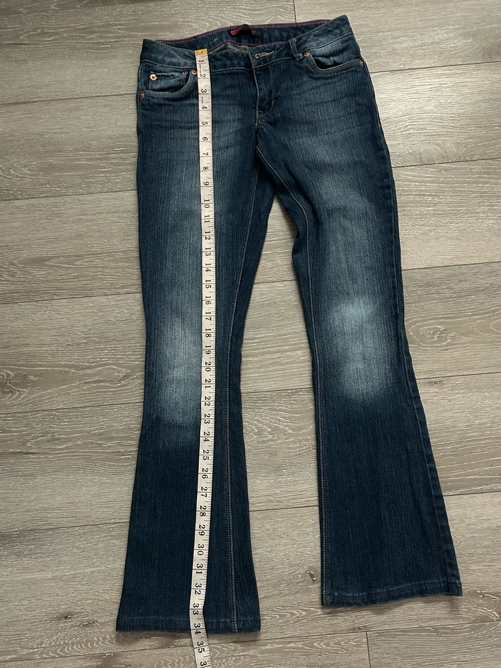 Levi's Dark Blue Skinny Flare Jeans - Picture 11 of 11